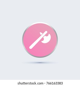 axe icon. fight sign