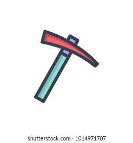 axe icon. filled outline