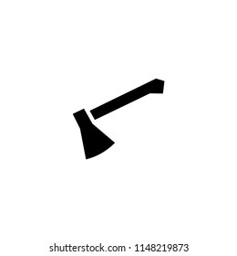 Axe icon flat. Illustration isolated vector