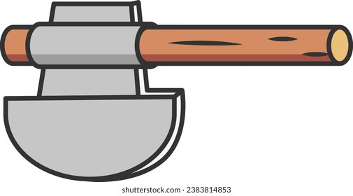 Axe icon. Flat illustration of axe vector icon for web design
