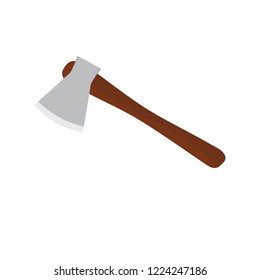 axe icon in flat style isolated vector illustration on white transparent background. ax icon vector
