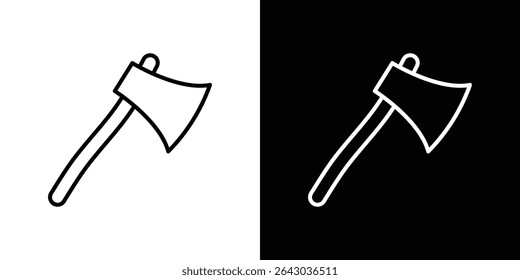 Axe icon Flat style logo vector. perfect for UI designs