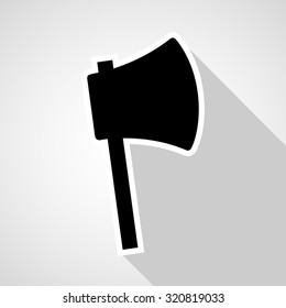 Axe icon great for any use. Vector EPS10.