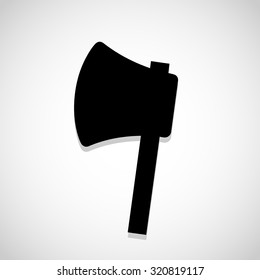 Axe icon great for any use. Vector EPS10.