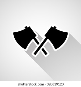 Axe icon great for any use. Vector EPS10.
