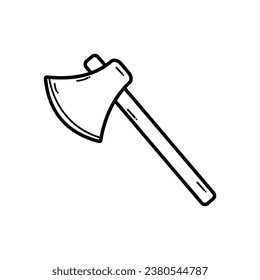 Icono de x. Ilustración dibujada a mano del icono del vector ax para web
