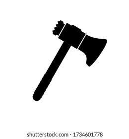 Axe icon, hatchet sign design. lumberjack tool