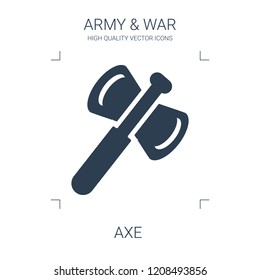 axe icon. high quality filled axe icon on white background. from war collection flat trendy vector axe symbol. use for web and mobile