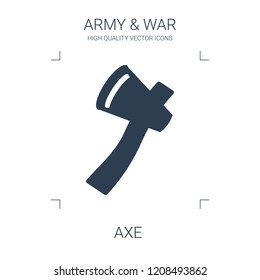 axe icon. high quality filled axe icon on white background. from war collection flat trendy vector axe symbol. use for web and mobile