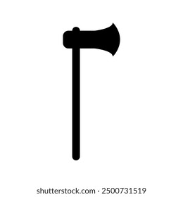 Axe icon illustrated on background