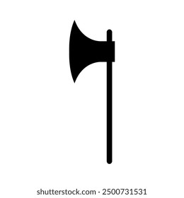 Axe icon illustrated on background