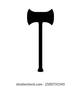 Axe icon illustrated on background