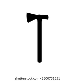 Axe icon illustrated on background