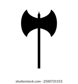 Axe icon illustrated on background