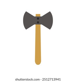 Axe icon illustrated on background