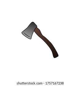 Axe icon, illustration design template
