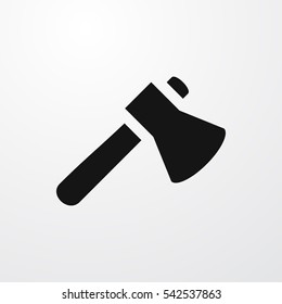 axe icon illustration isolated vector sign symbol