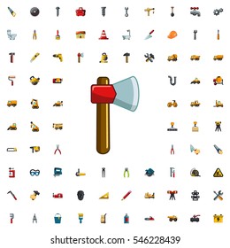 axe icon illustration isolated vector sign symbol
