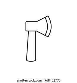 axe icon illustration isolated vector sign symbol