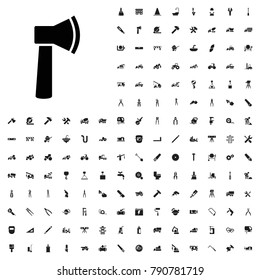 Axe icon illustration isolated vector sign symbol. editable construction icons vector set.