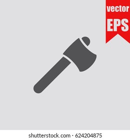 Axe icon info graphic.Vector illustration.