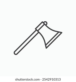 Axe icon. isolated simple vector icon on white background. EPS10