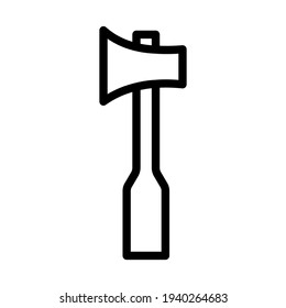 Axe icon isolated vector illustration. High quality black style vector icon