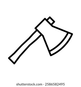 Axe icon in line style