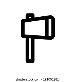 axe icon line style vector