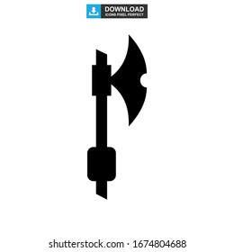 axe icon or logo isolated sign symbol vector illustration - high quality black style vector icons
