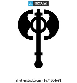 axe icon or logo isolated sign symbol vector illustration - high quality black style vector icons
