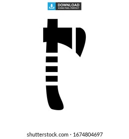 Axt-Symbol oder Logo einzeln auf Zeichen Vektorillustration Illustration - hochwertige Vektorsymbole in schwarzem Stil
