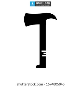 axe icon or logo isolated sign symbol vector illustration - high quality black style vector icons
