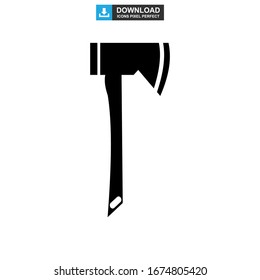 axe icon or logo isolated sign symbol vector illustration - high quality black style vector icons
