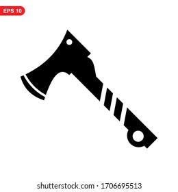 axe icon or logo isolated sign symbol vector illustration - high quality black style vector icons
