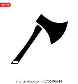 axe icon or logo isolated sign symbol vector illustration - high quality black style vector icons
