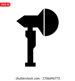 axe icon or logo isolated sign symbol vector illustration - high quality black style vector icons
