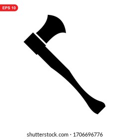 axe icon or logo isolated sign symbol vector illustration - high quality black style vector icons
