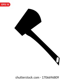 axe icon or logo isolated sign symbol vector illustration - high quality black style vector icons
