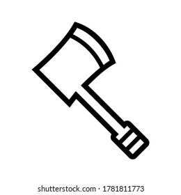 icono de hacha o logotipo símbolo de seña aislado ilustración vectorial de alta calidad estilo negro iconos vectoriales
