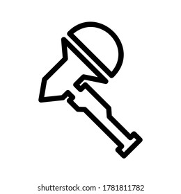 axe icon or logo isolated sign symbol vector illustration - high quality black style vector icons
