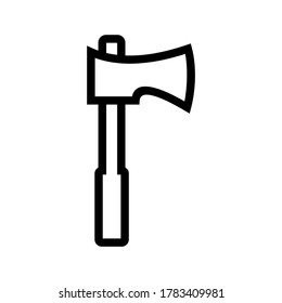 axe icon or logo isolated sign symbol vector illustration - high quality black style vector icons
