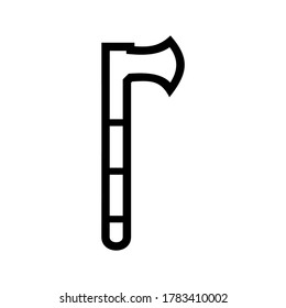 axe icon or logo isolated sign symbol vector illustration - high quality black style vector icons
