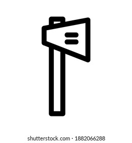 Axe icon or logo isolated sign symbol vector illustration - high quality black style vector icons
