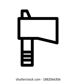 Icono de Ax o logotipo símbolo de signo aislado ilustración vectorial - iconos vectoriales de estilo negro de alta calidad
