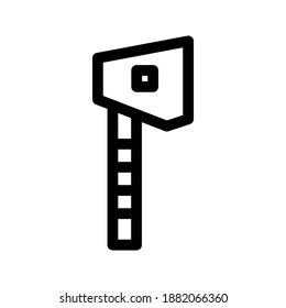 Icono de Ax o logotipo símbolo de signo aislado ilustración vectorial - iconos vectoriales de estilo negro de alta calidad
