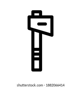 Icono de Ax o logotipo símbolo de signo aislado ilustración vectorial - iconos vectoriales de estilo negro de alta calidad
