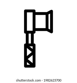 icono de hacha o logotipo símbolo de seña aislado ilustración vectorial de alta calidad estilo negro iconos vectoriales
