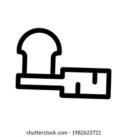 Axt-Symbol oder Logo einzeln auf Zeichen, Vektorgrafik - hochwertige Vektorsymbole in schwarzem Stil
