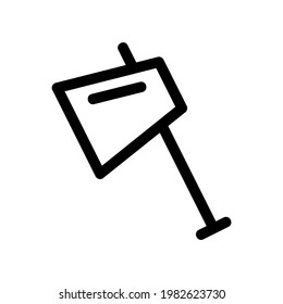 axe icon or logo isolated sign symbol vector illustration - high quality black style vector icons
